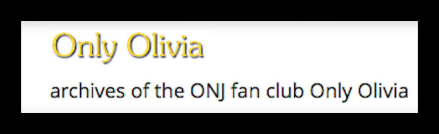 Only Olivia Fanclub Archive